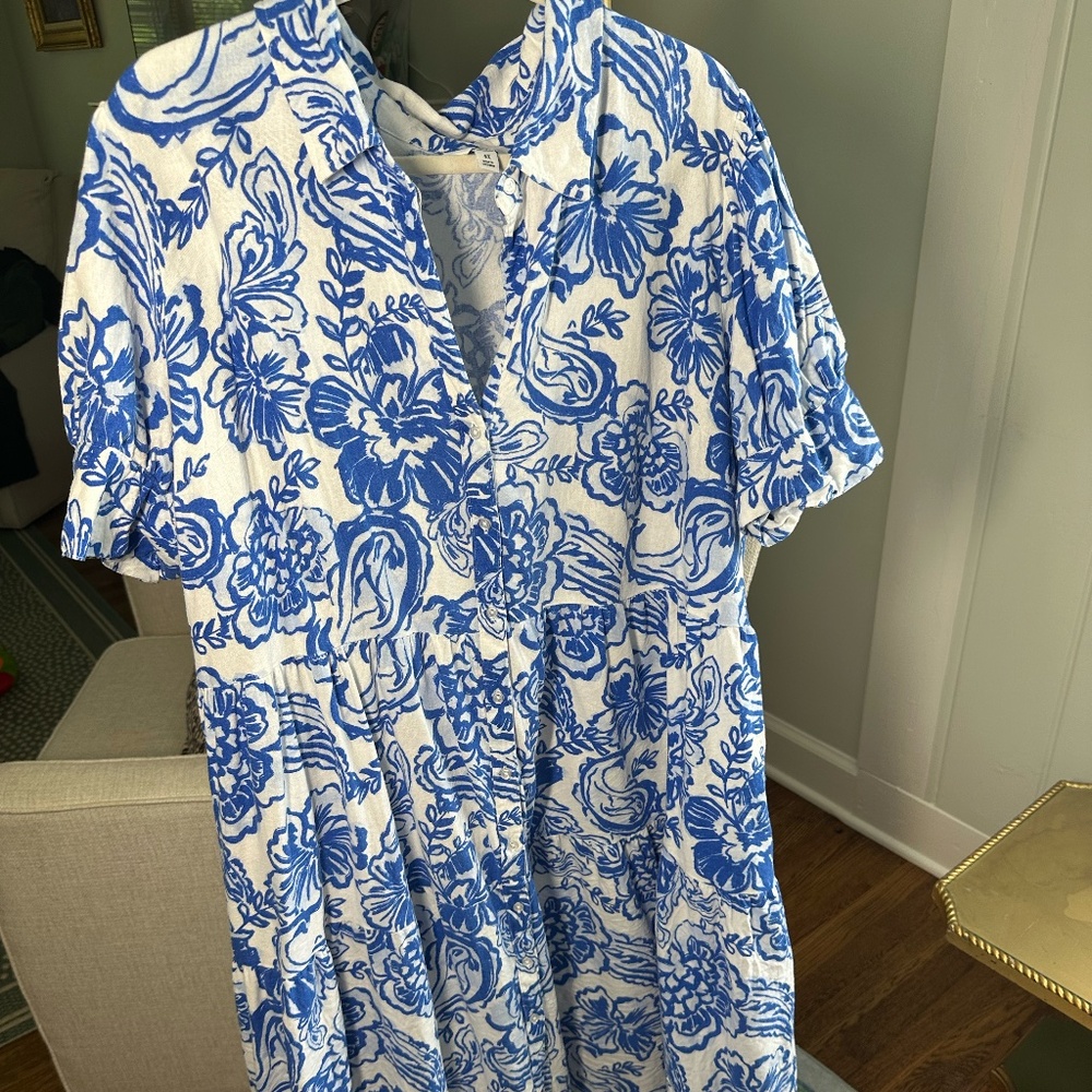 Crown & Ivy short-sleeve midi dress